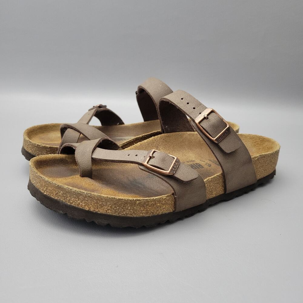 Birkenstock Womens 38 Mayari Sandals Mocha Brown 7-7.5 US